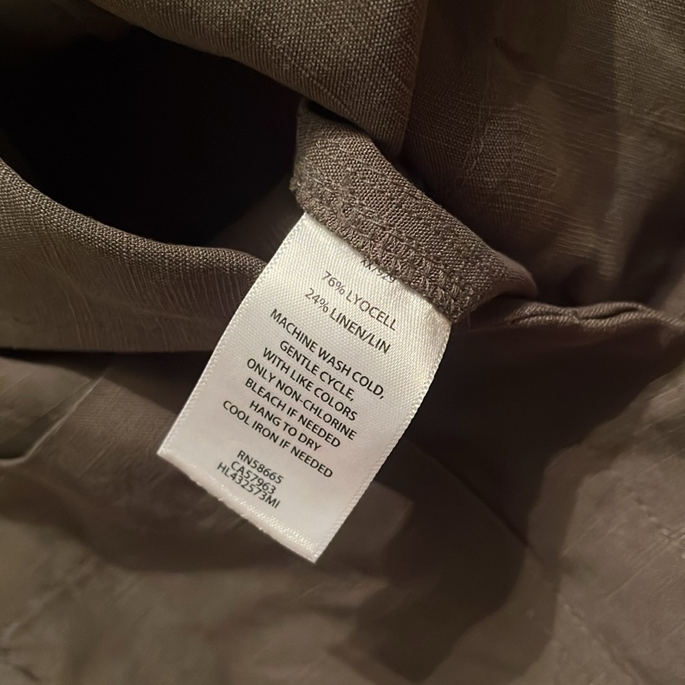 NWT Chelsea28 green wide leg utility jumpsuit - Picture 13 of 13